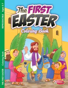 Coloring Book 16pg - Seasonal - Easter -  The First Easter (5-7)  - Multiple Formats