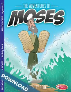 Activity Book 16pg - General  - Adventures of Moses (8-10) - Digital Download
