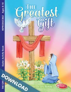 Activity Book 16pg - Seasonal - Easter -  The Greatest Gift (8-10)  - Digital Download