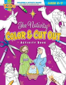 The Nativity Color & Cut Out (5-7) - Multiple Formats