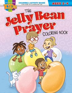 Kids & Family Ministry - Jelly Bean Prayer - Ages 2-4 Coloring Book - Multiple Formats