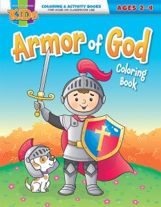 The Armor of God - General - Ages 2-4 - Coloring/Activity Book - Multiple Formats