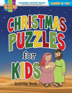 Christmas Coloring/Activity Book – Christmas Puzzles for Kids -  Ages 8-10