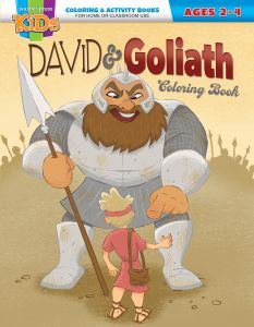 General—David and Goliath; Ages 2–4—Coloring Book