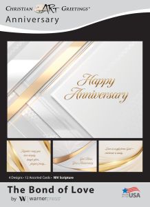 Anniversary - The Bond of Love - NIV - Box of 12 - Assorted Boxed Greeting Cards