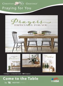 Praying for You - Come to the Table - NIV - Box of 12 - Assorted Boxed Greeting Cards