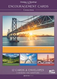 Encouragement Cards – Connections – 12 Cards with NIV Scripture – Assorted Greeting Cards 