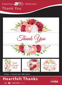 Boxed Greeting Cards - Thank You, Heartfelt Thanks