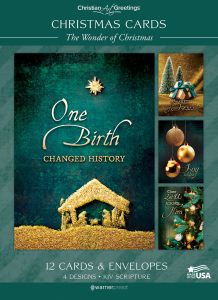 Christmas—The Wonder of Christmas; 12 Cards with KJV Scripture—Assorted Boxed Greeting Cards