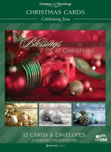 Christmas—Celebrating Jesus; 12 Cards with NIV Scripture—Assorted Boxed Greeting Cards