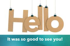 Glad You Were Here—Romans 15:13 (NIV)—Pkg 25—Postcard