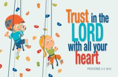 All Occasion—Proverbs 3:5 (NIV)—Pkg 25—Postcard