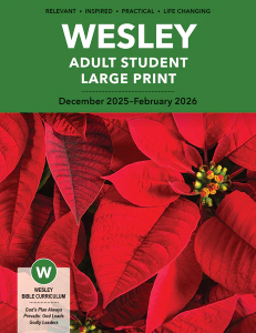 (Winter) Wesley Adult Student (Large Print)