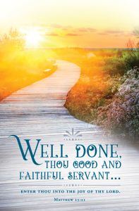 Funeral Standard Bulletin - Well Done