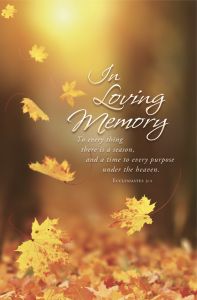 Funeral - To every thing there is a season - Standard Bulletin