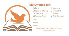 General - My Offering for: 2 Corinthians 9:7 (KJV) - Pkg 100 - Value Offering Envelope