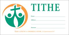 General - Tithe - God Loveth A Cheerful Giver, 2 Corinthians 9:7 (KJV) - Value Offering Envelope 