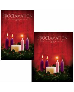 Advent Bulletin - Proclamation (multiple size options)