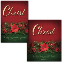 Advent Week 5 - Christ - Eternal life through Jesus Christ - Bulletin - Multiple SIzes