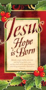 Christmas Offering Envelope / Jesus Hope is Born