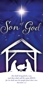 Christmas - Son of God, Matthew 1:21 (KJV) - Pkg 100 - Offering Envelopes
