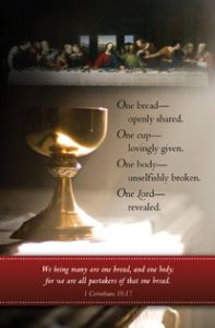 Maundy Thursday Bulletin - One Bread, One Cup, One Body, One Lord