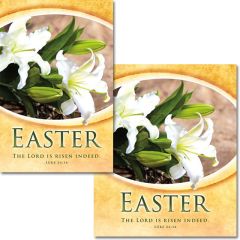 Easter - Matching Set - Lord is risen indeed - Bulletin