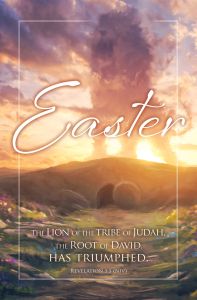 Easter - The Lion of Judah, Rev. 5:5 (NIV) - Pkg 100 - Standard Bulletin