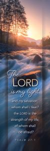 Bookmark - The Lord Is My Light - Psalm 27:1 - Pkg of 25 