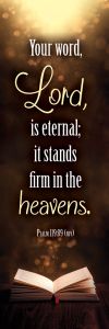 General-Your Word; Psalm 119:89 (NIV)-Pkg 25-Bookmark