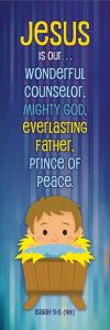 Christmas—Isaiah 9:6 (NIV)—Pkg 25—Bookmark