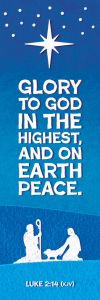 Christmas—Luke 2:14 (KJV)—Pkg 25—Bookmark