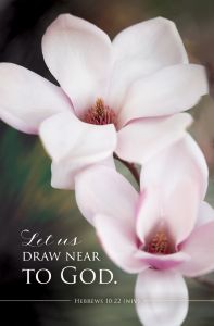 Special Occasion — Funeral — Draw Near to God; Hebrews 10:22 (NIV) — Pkg 100 – Standard Bulletin 