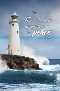 Funeral—Those Who Walk Uprightly; Isaiah 57:2 (NIV)—Pkg 100—Standard Bulletin