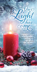 Christmas—Our Light Has Come; Luke 2:11 (KJV)—Pkg 100—Offering Envelope