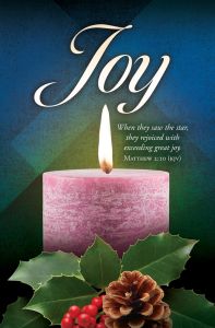 Advent—Joy; Matt 2:10 (KJV)—Pkg 100—Standard Bulletin