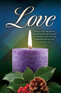 Advent—Love; 1 John 4:10 (KJV)—Pkg 100—Standard Bulletin