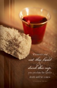 Communion—1 Corinthians 11:26 (NIV)—Pkg 100—Standard Bulletin