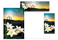 Easter – He Is Risen!, Rev 1:18 (NIV) – Matching Set
