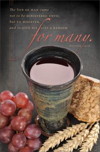 Communion Standard Bulletin - The Son of man came notÃ¢â‚¬Â¦