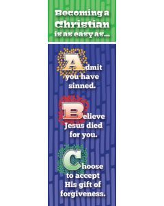 Bookmark | ABCs to Becoming a Christian