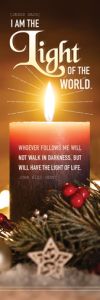 Church Supplies - I am the Light of the world - Christmas Bookmark