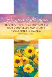 General-Let your light shine, Matthew 5:16 (NIV)-Pkg 25-Bookmark ...