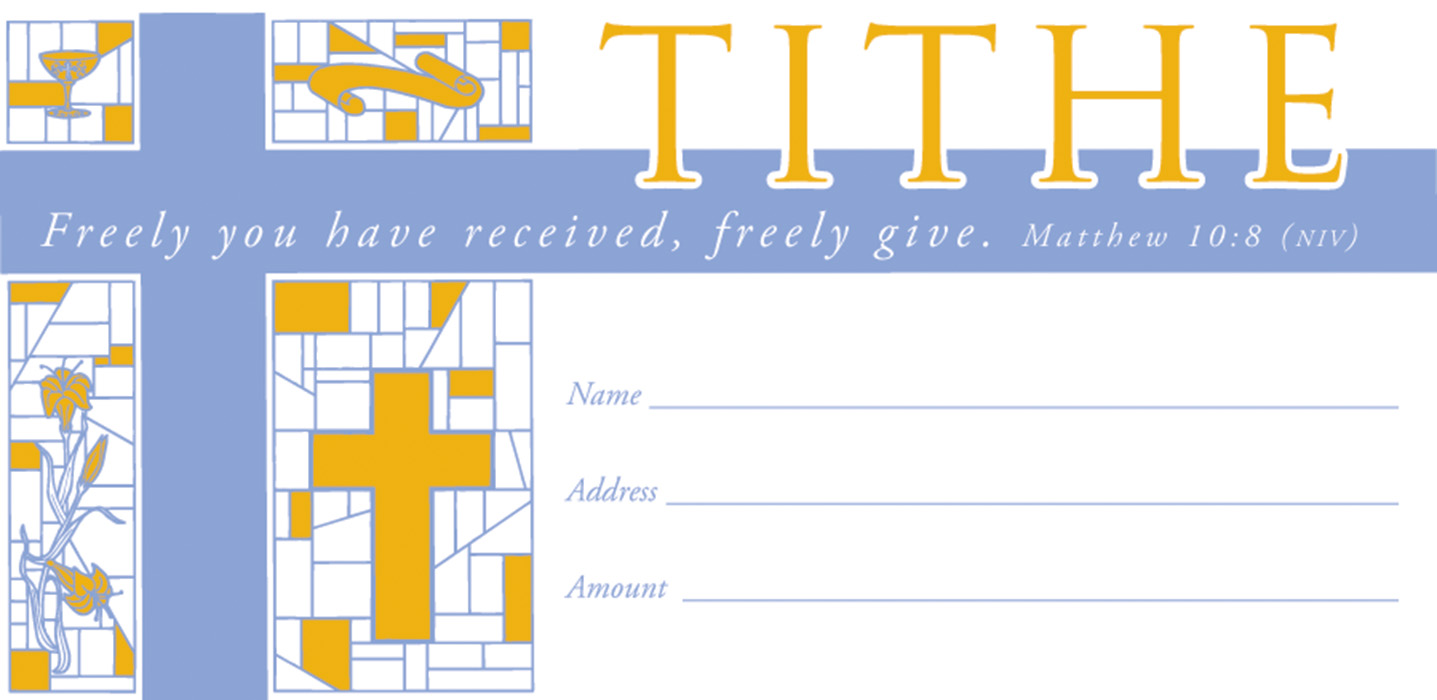 Offering Envelope Value Tithe 